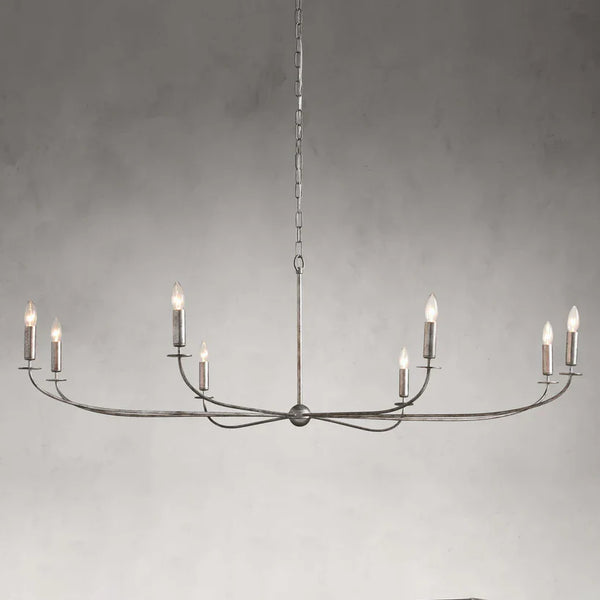 Arnett Round Chandelier in Silver