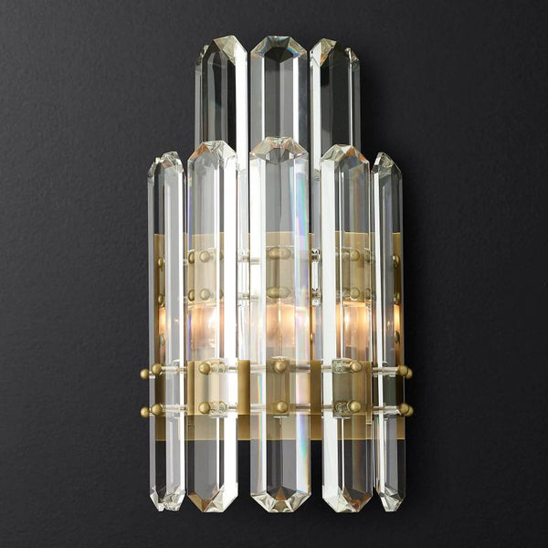 Bonnieo Crystal 2-tier Wall Sconce