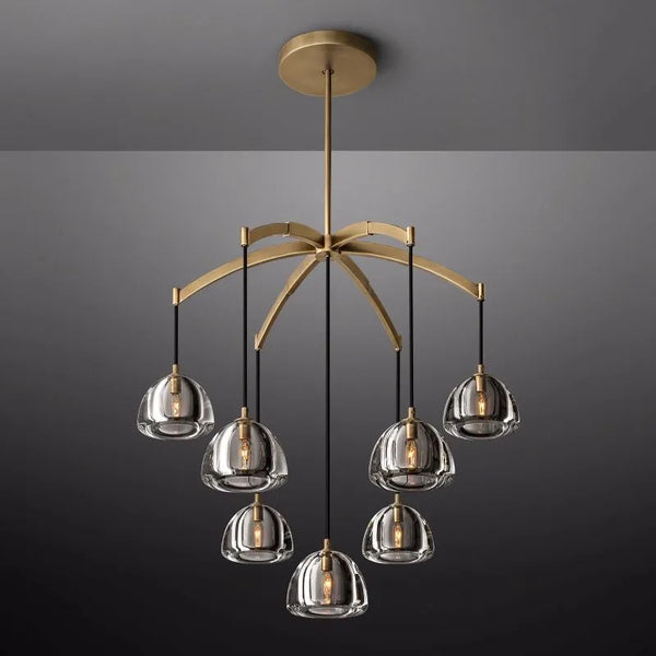 Hemisphere Round Chandelier 36"