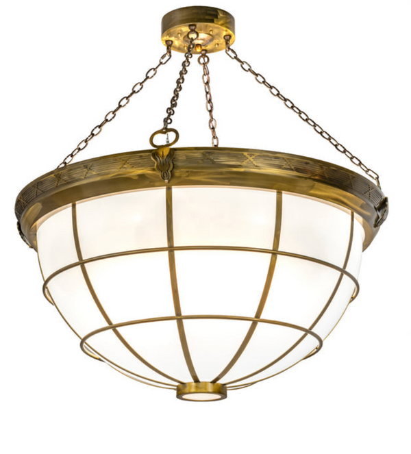 Glass Globe Modern EightArm Chandelier 24 Dia