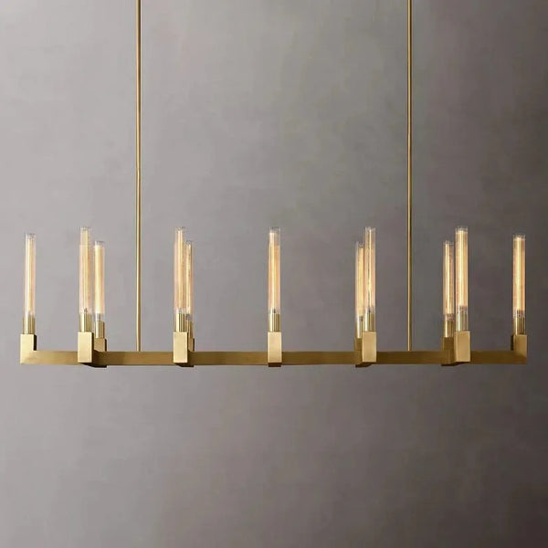 Vertical Linear Candlestick Linear Chandelier 67"