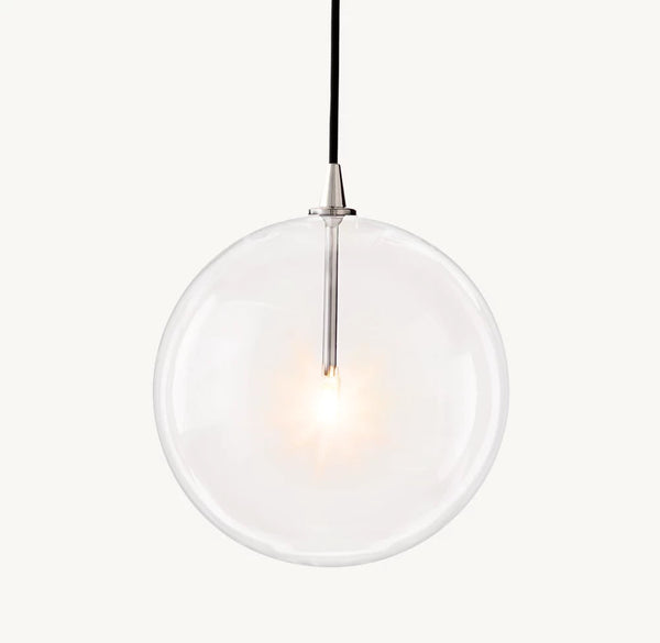 GLASS GLOBE MOBILE PENDANT