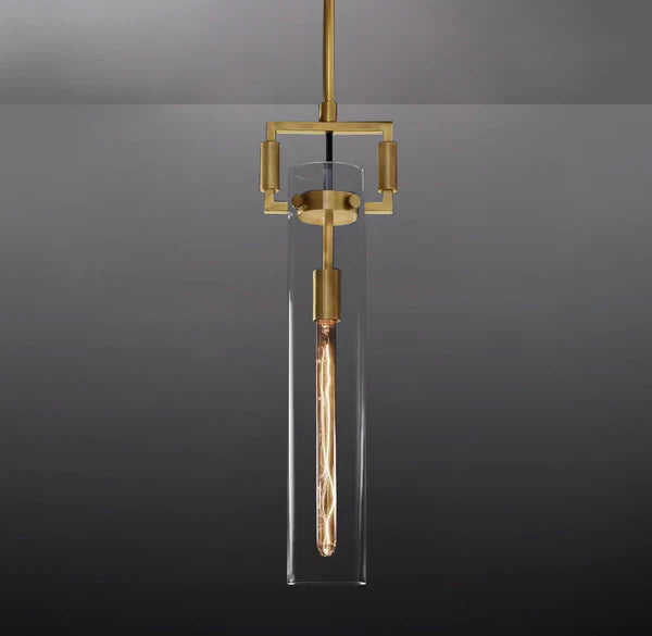 Machinisty Modern Machinist Glass Cylinder Pendant Light
