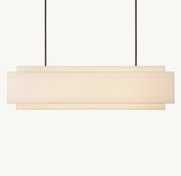 ÉCHELON RECTANGULAR CHANDELIER 63"