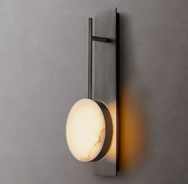 Alexander Alabaster Sconce 18"